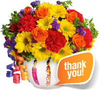 Thank You flowers from Flowers Lagos offer